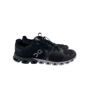 On Running Men's Cloudflow 3.0 Running Shoes, Black/Asphalt, 10.5 US